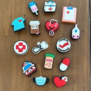 Jibbitz for CROCS.   Medical Themed Shoe Charms